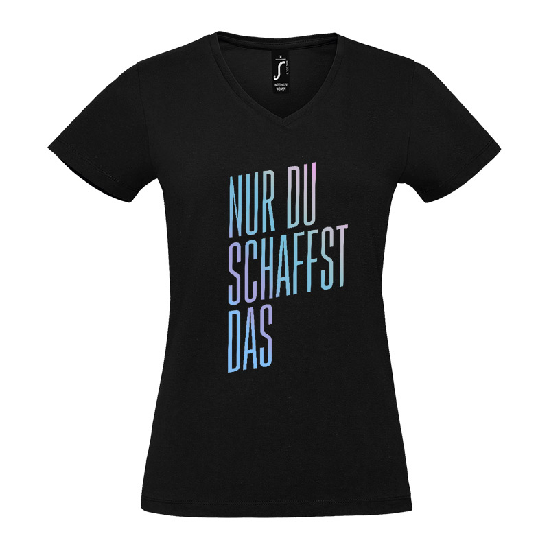 Sonia Liebing - Nur Du Schaffst Das T-Shirt Girl [schwarz]